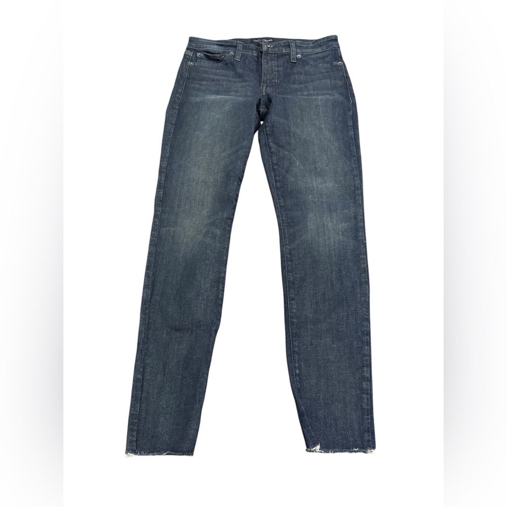 Lucky Brand Women's Ava Mid Rise Super Skinny Jeans in Dark Blue Wash Sz 4